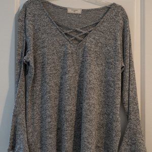 V neck sweater